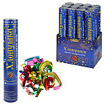 Хлопушка " Миленд " Серпантин 30см, фольгированный+бумажный