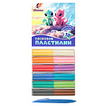 Пластилин " Луч " Фантазия 12цв 180г, пастельные цвета, восковой, мягкий, со стеком, картонная упаковка