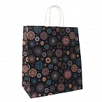 Пакет бумажный " ПЗБМ " 22*25*12см Фейерверк, крученые ручки