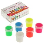 Краски акриловые художественные " Decola "  6цв по 20мл флуоресцентные