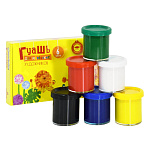 Гуашь " Каляка-Маляка " 6цв*17,5мл картонная упаковка