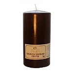 Свеча " РСМ " Классическая коричневая,150*70мм, время горения 72часа, в термопленке