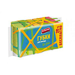 Губка для посуды " Avikomp " 5шт+1шт Eco Technology 95*65*30мм, волнистые