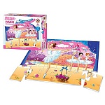 Пазлы " Русский стиль " напольные 24элемента Балерина 67*48см, картонная упаковка 26*22*5см