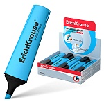 Текстовыделитель 0,6-5,2мм, голубой, V-12 " Erich Krause " картонная упаковка