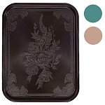 Поднос столовый " Милих " 455x355мм, прямоугольный, пластиковый, ассорти