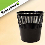 Корзина для бумаг " Schreiber " 12л сетчатая черная