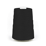 Нить суровая для сшивания документов 500м черная, диаметр 1мм, лавсан