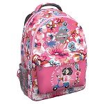 Рюкзак " Erich Krause " 44*23*33см EasyLine 20L Flower Scooter, розовый, мягкая спинка, 2 отделения, внешний карман на передней стенке на молнии, 2 боковых кармана, светоотражающие элементы, регулируемые лямки, нагрудный фиксатор лямок