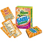 Игра карточная " Русский стиль " Блиц-Крокодил, состав: карточки - 72шт, правила игры, картонная упаковка 24*21*2см