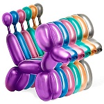 Шар латексный для моделирования, 260 (5*150см) зеркальный ассорти