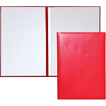 Папка адресная " deVente " Без нанесения красная А4, лента для удержания документов, бумвинил