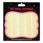 Наклейки для ногтей HT-040 Золотая сеточка 14*14см, европодвес