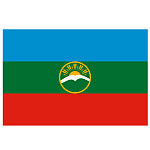 Флаг Республика Карачаево-Черкесия 90*135см полиэфир