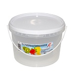 Контейнер пластиковый для пищевых продуктов с герметичной крышкой и ручкой, 3л " Милих "