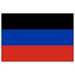 Флаг ДНР 90*135см полиэфир