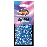 Наполнитель для слайма " Волшебный мир " фимо Акула, яркие фимо фигурки с акулами - топовое украшение для прозрачных или прозрачно-цветных слаймов