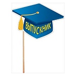 Украшение на палочке " Мир поздравлений " 910 Выпускник, длина палочки 30см