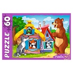 Пазлы " Рыжий кот "  60элементов Теремок 33,0*23,7см, картонная упаковка 18х12,7х3,5мс