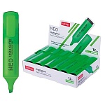 Текстовыделитель 1-5мм, зеленый, Neo " Hatber " картонная упаковка