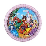 Набор тарелок " Миленд " d=17см, флоупак, В гостях у принцессы, в наборе 6шт