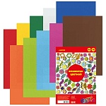 Фоамиран " deVente " А4 10л 10цв 1мм, пластиковый пакет, европодвес