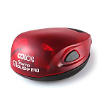 Оснастка для печати " Colop " d=40мм, корпус круглый, цвет корпуса рубин, карманная "мышка"