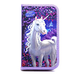 Пенал 2 секц "Волшебный единорог" ,ламин объем УВЕЛИЧЕННЫЙ Размер 125*205*40 мм
