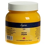 Краска акриловая " Ладога " 220мл желтая средняя