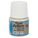 Краска по ткани " Pebeo " Setacolor мерцающая 45мл слоновая кость