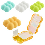 Контейнер пластиковый (таблетница), 6 секций, 9*6,5*4см, ассорти (без возможности выбора цвета) " KWELT " пакет