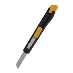 Нож канцелярский " Buro " 9мм, пластиковый корпус, ассорти, ручная блокировка лезвия, пакет, европодвес