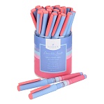 Ручка шариковая " Lorex " Gradient Touch double soft синяя 0,7мм, толщина письма 0,35мм, игольчатый пишущий узел, резиновый держатель, чернила на масляной основе, металлический наконечник, покрытие soft-touch, цветной корпус, пластиковый тубус