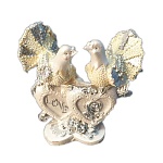 Сувенир " Воркующие голубки " 6,5*7,5см полистоун