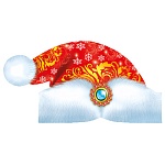 Головной убор Новогодний " Империя поздравлений " 478 Дед Мороз, картон