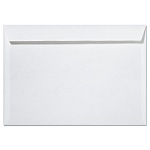 Конверт С4 (229*324мм) белый, отрывная лента, 100г/м, прямой клапан