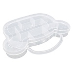 Контейнер пластиковый, 11 секций, 16*13*2см, Мишка " Tukzar "