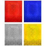 Пакет бумажный " KWELT " 26*32*10см Узор, ассорти (без возможности выбора дизайна), ламинированный, выборочный УФ-лак