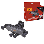 Держатель для смартфонов автомобильный " FaisON " FS-H-746 Classic чёрный, серая вставка, воздуховод