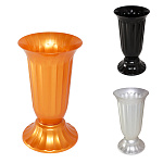 Ваза " Милих " Цветочная №1, 2,5л, h=300мм, d=160мм, пластик, ассорти (без возможности выбора)