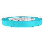 Лента атласная " KWELT " 12мм*22,85м голубая