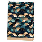 Пакет бумажный " Мир открыток " 18*22,7*10см Разноцветные круги, ламинированный