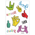 Флэш тату " deVente " All be good! 10,5*14,8см, пластиковый пакет с европодвесом