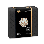 Набор для вышивания бисером " Klart " Брошь 4,5*4,5см Ракушка, состав набора: фетр с напечатанным контуром, хлопок с напечатанными контурами, заготовка из картона, бусины, чешский бисер, японский бисер ТОНО, хлопчатобумажные нитки мулине Gamma, металлизир