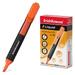 Текстовыделитель жидкие чернила, 1-3мм, оранжевый, Liquid H-30 " Erich Krause " картонная упаковка