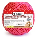 Шпагат " Komfi " полипропиленовый 1,6мм*50м, 1000текс, красный, клубок