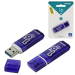 Флеш-диск " SmartBuy " 16GB Glossy синий USB 3.0