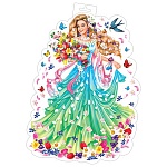 Плакат фигурный " Мир открыток " 0-35 А3 Женщина в платье