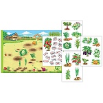 Набор наклеек " Мир поздравлений " 868 Что в огороде растет?