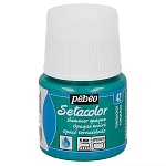 Краска по ткани " Pebeo " Setacolor мерцающая 45мл бирюзовый